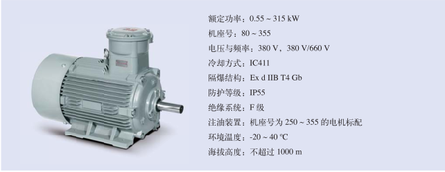 防爆電機參數(shù)表